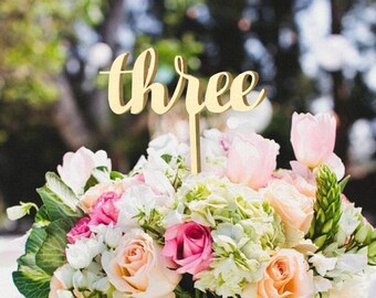 Table Numbers.Rustic Table Numbers.Numbers without the  base . Gold Table Numbers. Wedding Table Decor.
