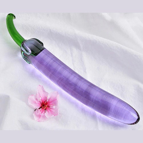 Purple Long Glass Dildo,Pyrex Glass Dildo,Crystal Penis But Plug,Fake Penis,Prostate Massage,Adult Sex Toy,Fetish Game,BDSM,Male Toy
