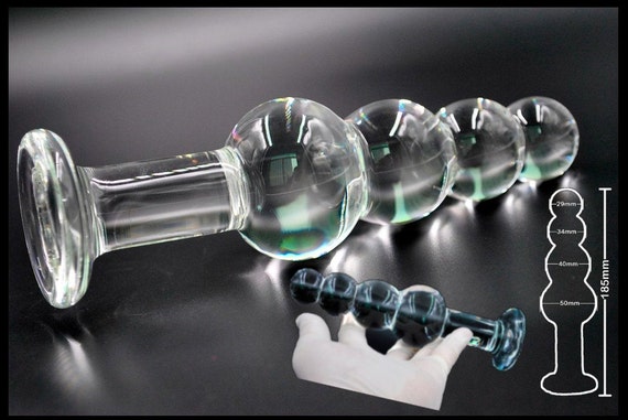 Glass Sex Toy for Women Menglass Dildo With Ballsbig Glass | Etsy