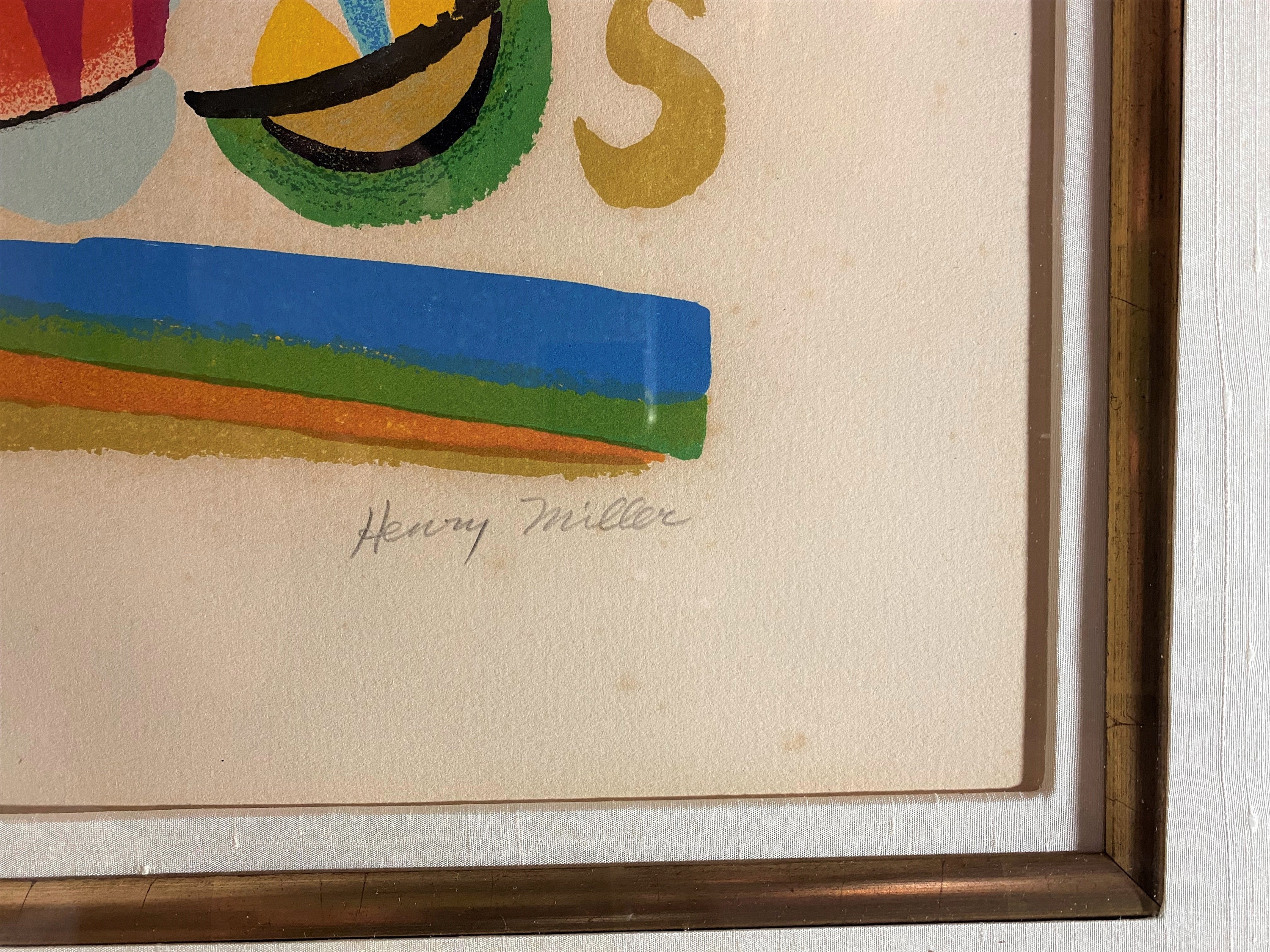 Henry Miller Serigraph: Dream of Spring, Signed & Numbered