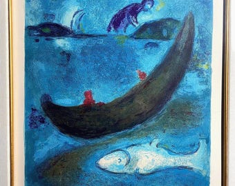 Marc Chagall Lithograph – Le Dauphin et Les Trois Cents Ecus, Hand Signed (46/60)