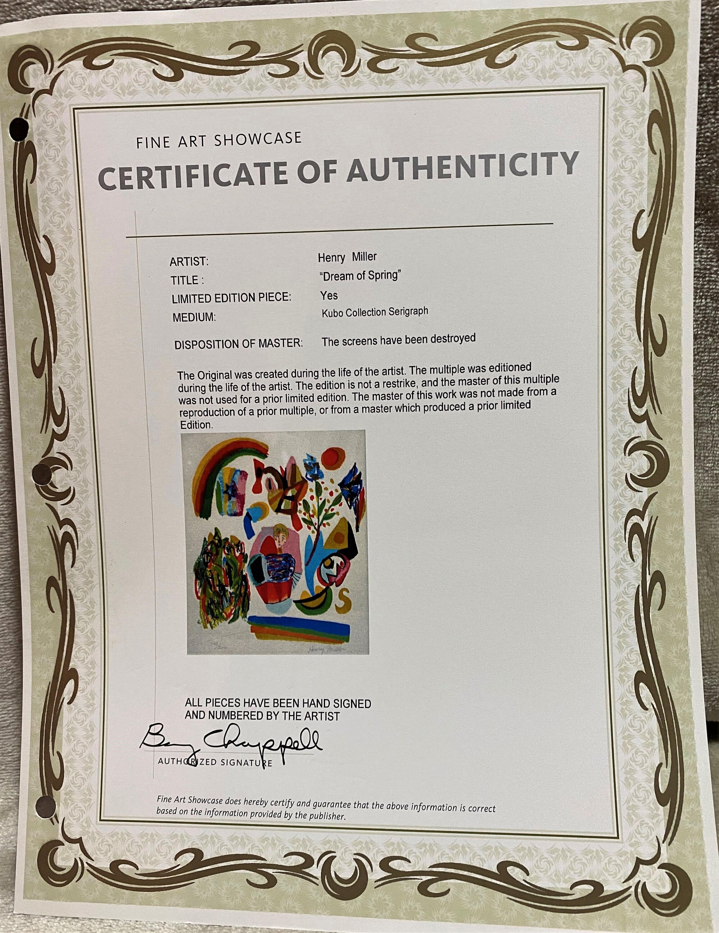 レオナルドウェーバー ウィリアムズタウン リトグラフEdition251/350