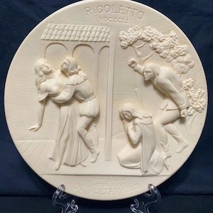 Rigoletto, La Scala Grand Opera Collection, limited edition fully sculpted solid ivory alabaster, 1976