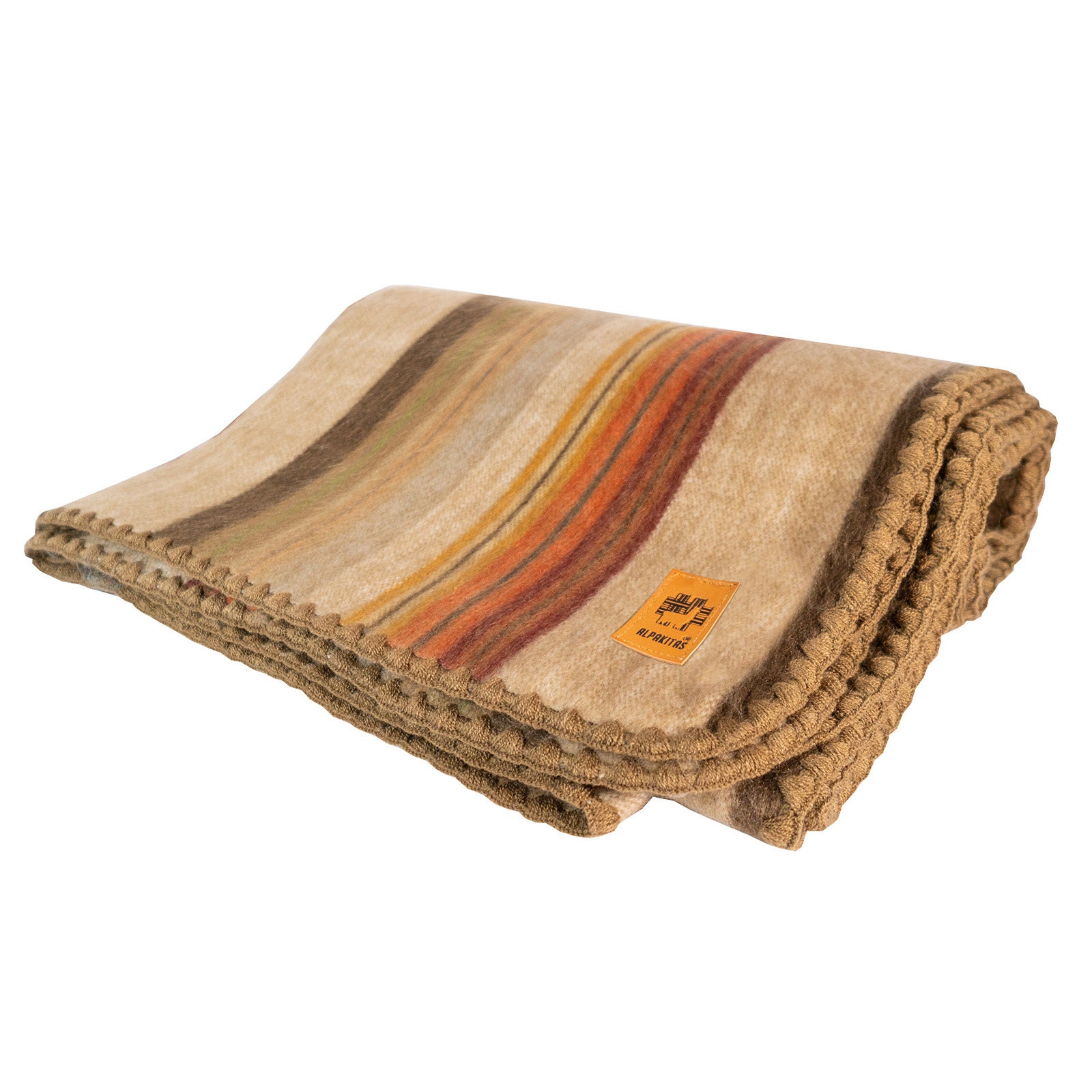 Alpakitas Premium Handmade Alpaca Throw Blanket Wool Blankets Queen