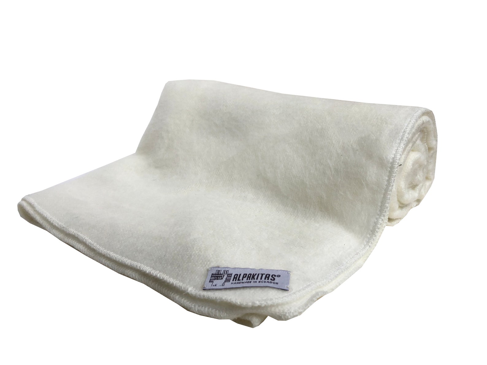 Kids Handmade Alpaca Blanket White Baby Alpaca Throw Etsy