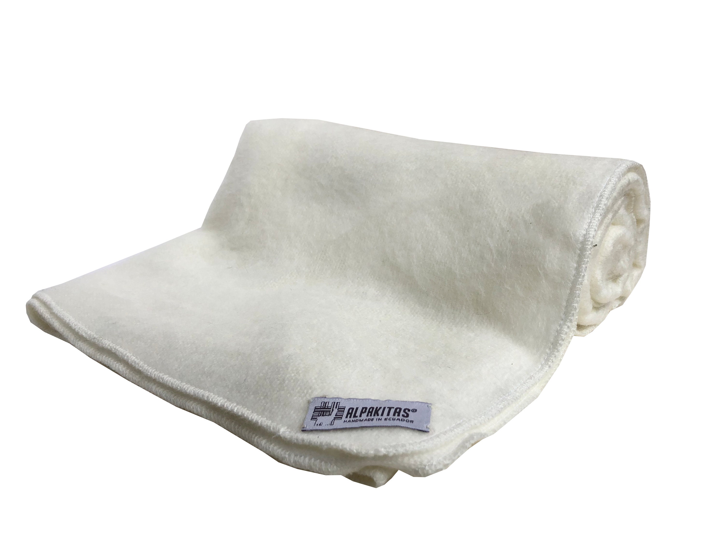 Kids Handmade Alpaca Blanket White Baby Alpaca Throw Blanket Alpaca Wool Throw Soft Sofa Blanket