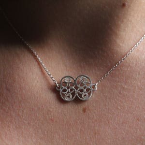 Gourmette Baroque watermark necklace image 1