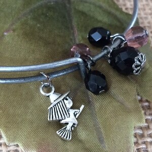 Halloween Jewelry; Halloween Bracelet; Witch Bracelet; Halloween Witch Bracelet; Witch Charm Bracelet; Halloween Charm Bracelet; Bangle