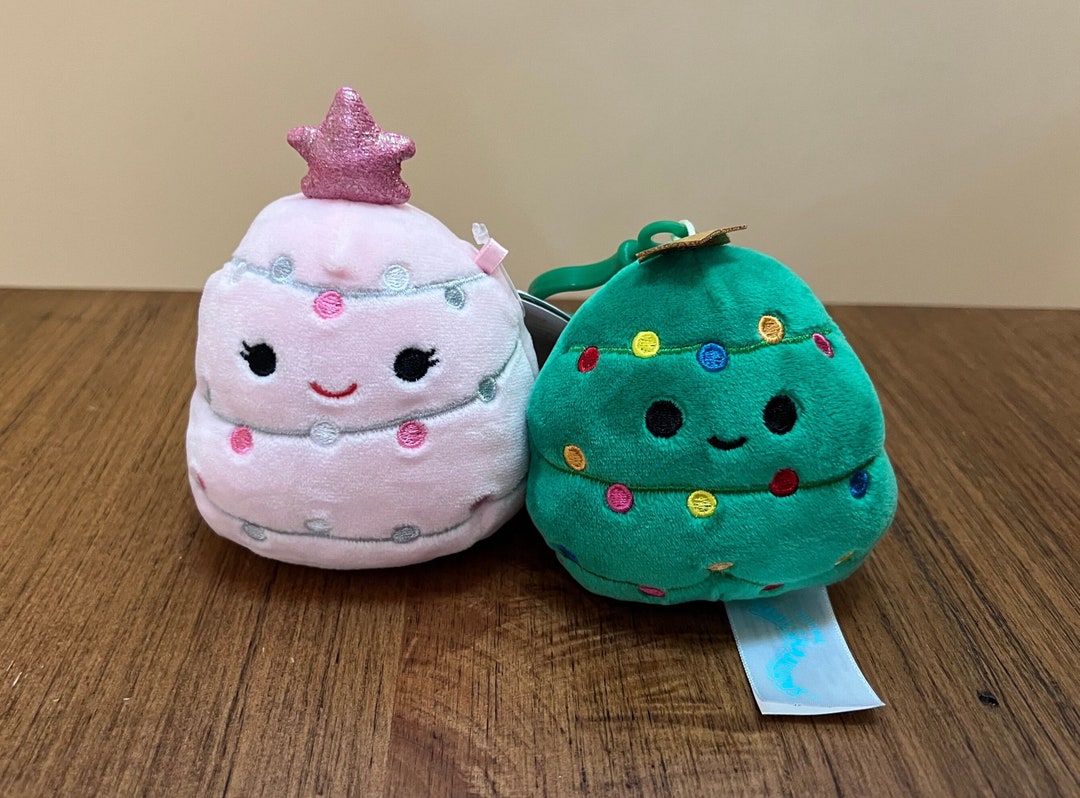 Squishmallow 34 Christmas Tree Pink New Nwt Kellytoy Etsy