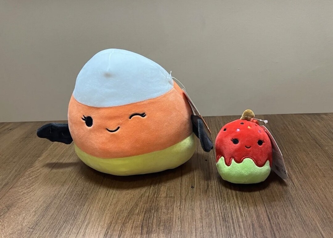 Squishmallow Bag Clip on Keir Candy Apple New Nwt Kellytoy Etsy