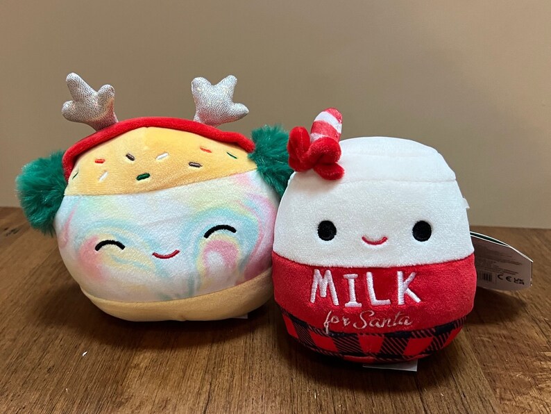 New Squishmallow 45 Ice Cream Cookie Sandwich Melidy Rainbow Etsy