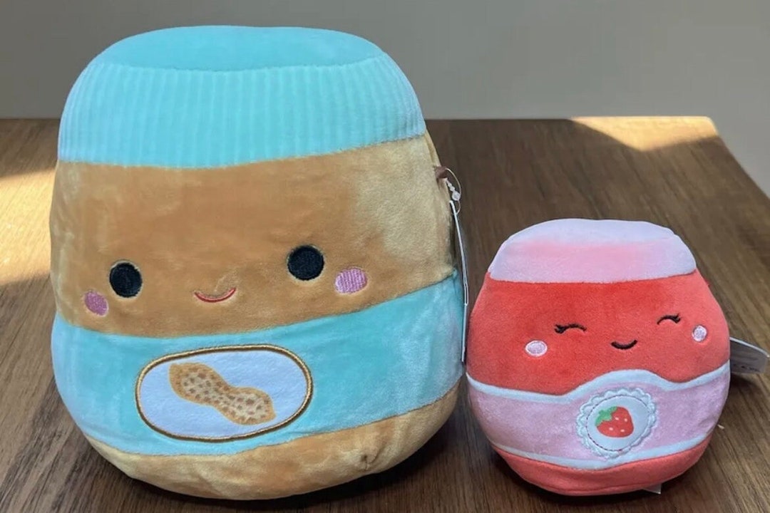 NWT Squishmallow 5 Janna Strawberry Jelly Jam New Kellytoy 8 Etsy