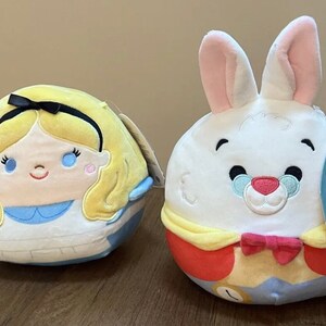 Kellytoy Squishmallow Disney Alice In Wonderland White Rabbit 7