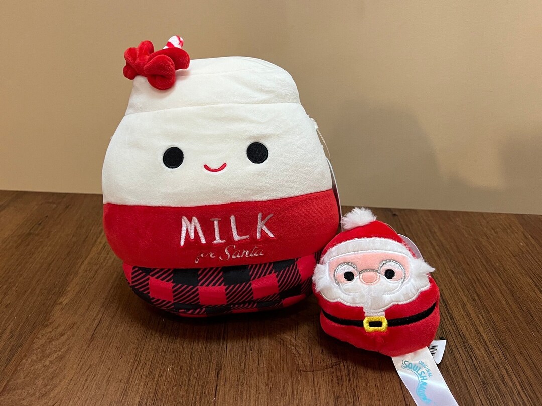 NWT Squishmallow Bag Clip on Nick Santa Clause Kellytoy 8 Etsy