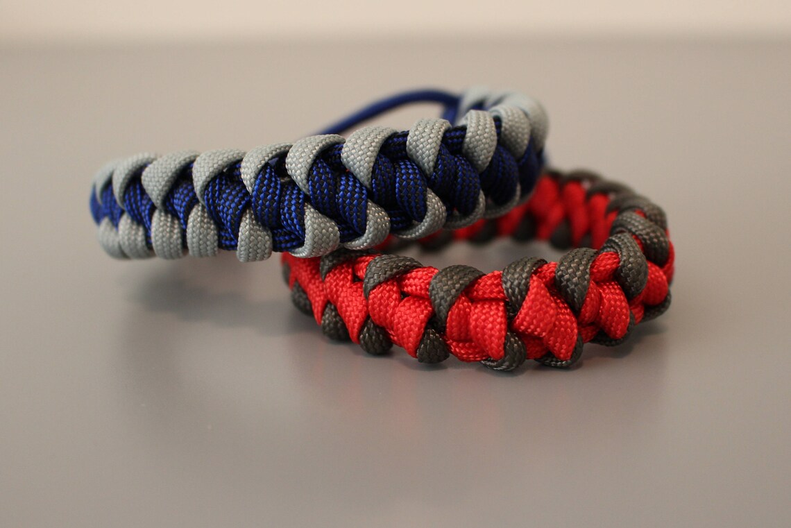 Double Snake Knot Paracord Bracelet Mad Max Style or Buckles Etsy