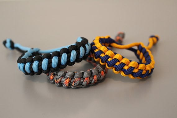Cynical Solomon Paracord Bracelet Buckles or Mad Max Style Custom Colours 