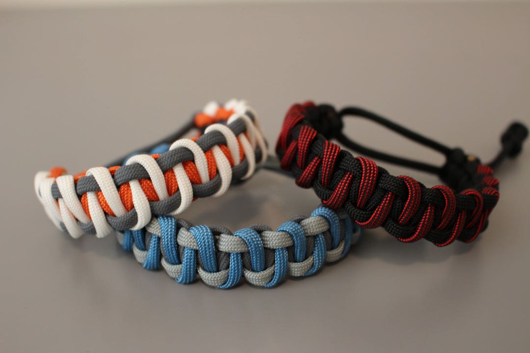 Solomon Bar Paracord Bracelet Mad Max Style or Buckles