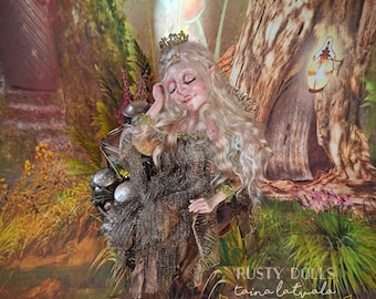 Fairy - Faerie - Faery - Handmade - Art Doll - Doll With COA - Woodland