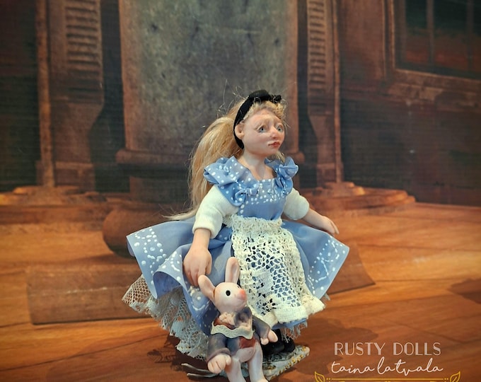 1:12 Scale Doll - 1/12 Dollhouse Doll - Miniature Doll - Wonderland