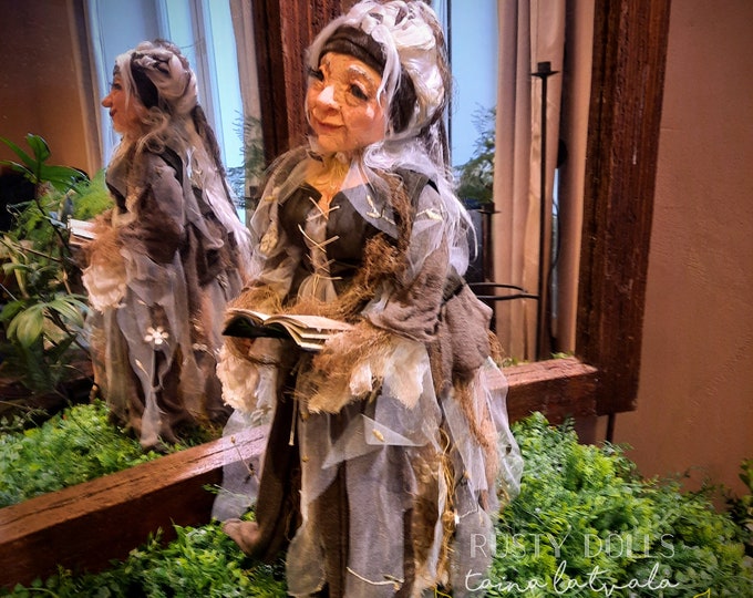 Woodland Witch - Witch Art Doll - Art Doll - Fairy Doll - Doll - Fairy -  Elf Doll - OOAK Doll - Witch - Handmade Art Doll - Woodland Doll