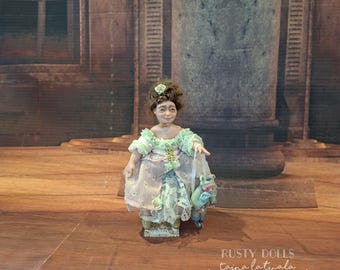 1:12 Scale Doll - 1/12 Dollhouse Doll - Miniature Doll - Dollshouse