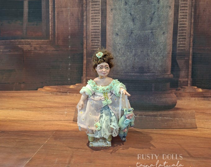 1:12 Scale Doll - 1/12 Dollhouse Doll - Miniature Doll - Dollshouse