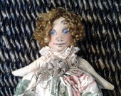 Angel Doll - Handmade Art Doll - Handmade Angel - Collectible Doll - Cloth Doll - Ooak Doll - Hand Painted Face - Angel Wings - Unique Doll
