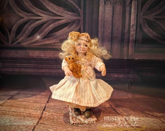 1:12 Scale Doll - 1/12 Dollhouse Doll - Miniature Doll - Dollshouse