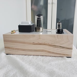 Ambrosia Maple Base Bottlehead Crack 1.1 OTL Headphone Amplifier Speedball Upgrade Listed Price is for Labor Amp Kit Sold Separately image 3