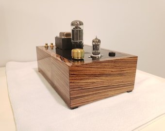 Zebrawood - Bottlehead Crack 1.1 OTL Headphone Amplifier with Speedball Upgrade - Cardas Eutectic Solder - Price Listed for Labor Only