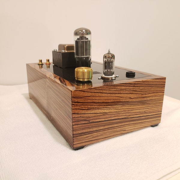 Zebrawood - Bottlehead Crack 1.1 OTL Headphone Amplifier with Speedball Upgrade - Cardas Eutectic Solder - Price Listed for Labor Only