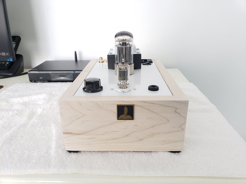 Ambrosia Maple Base Bottlehead Crack 1.1 OTL Headphone Amplifier Speedball Upgrade Listed Price is for Labor Amp Kit Sold Separately image 2