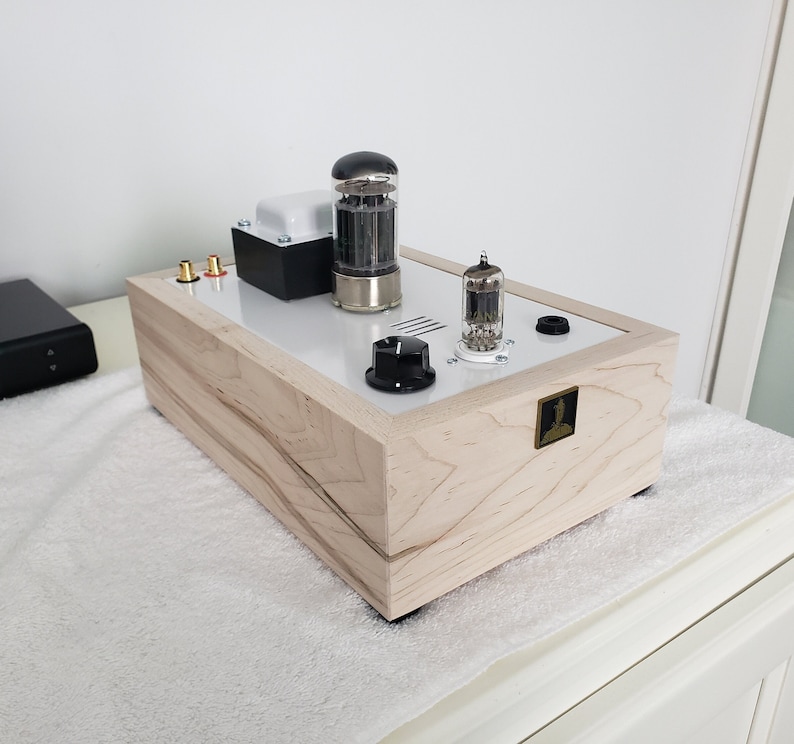 Ambrosia Maple Base Bottlehead Crack 1.1 OTL Headphone Amplifier Speedball Upgrade Listed Price is for Labor Amp Kit Sold Separately image 1