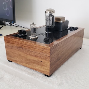 Premium Walnut - Bottlehead Crack 1.1 OTL Headphone Amplifier + Speedball Upgrade - Price Listed Labor Only - See Product Info for Details