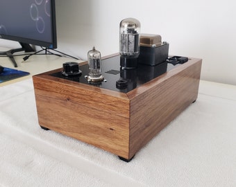 Premium Walnut - Bottlehead Crack 1.1 OTL Headphone Amplifier + Speedball Upgrade - Price Listed Labor Only - See Product Info for Details