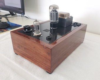 Granadillo Wood - Bottlehead Crack 1.1 OTL Headphone Amplifier + Speedball Upgrade - Price Listed Labor Only - See Product Info for Details