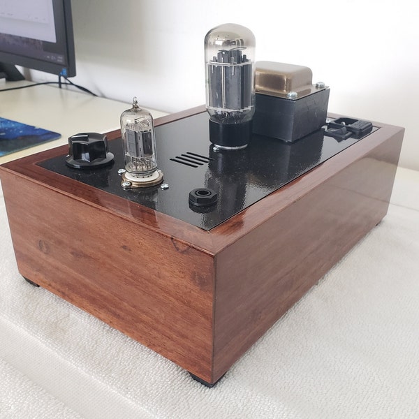 Granadillo Wood - Bottlehead Crack 1.1 OTL Headphone Amplifier + Speedball Upgrade - Price Listed Labor Only - See Product Info for Details