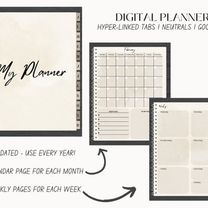 Digital Planner | GoodNotes Calendar