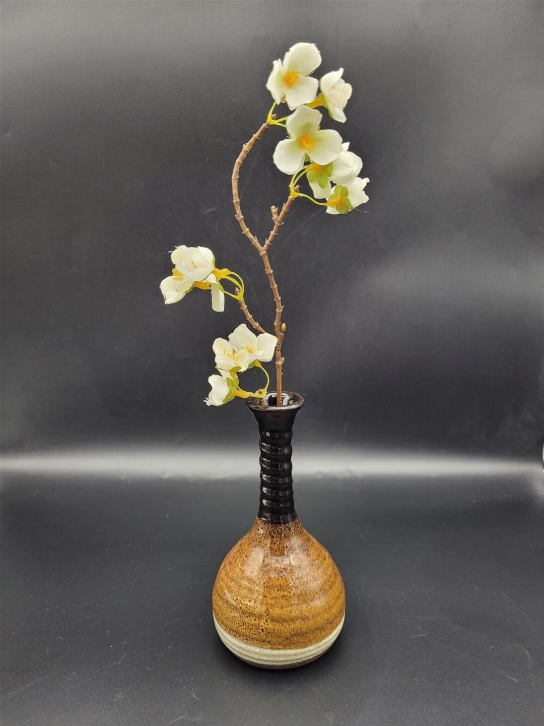 Beautiful Vintage Stoneware Studio Pottery Bud Vase in Earth - Etsy