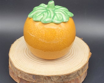 Fresh and juicy vintage SylvaC figural orange marmalade jar