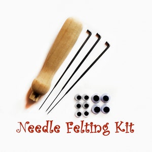 NadelFilzen Starter Kit | DIY Filzen Kit | Anfänger Nadel Filzen Kit | Filz Amigurumi Kit