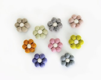 Felt Flowers Felt Beads Wool Pom Pom Stars Wholesale Bulk Craft Decoration Flowers 3cm (1.18 inch)