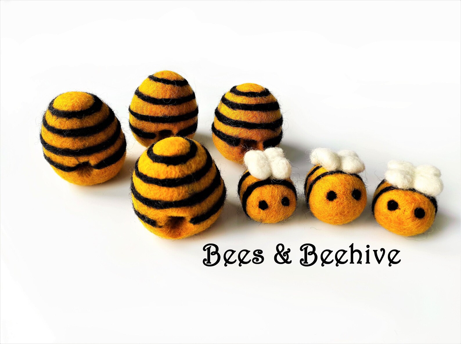 Bee Beehives Felt Beehive Felt Bees Wholesale Bulk Craft Etsy