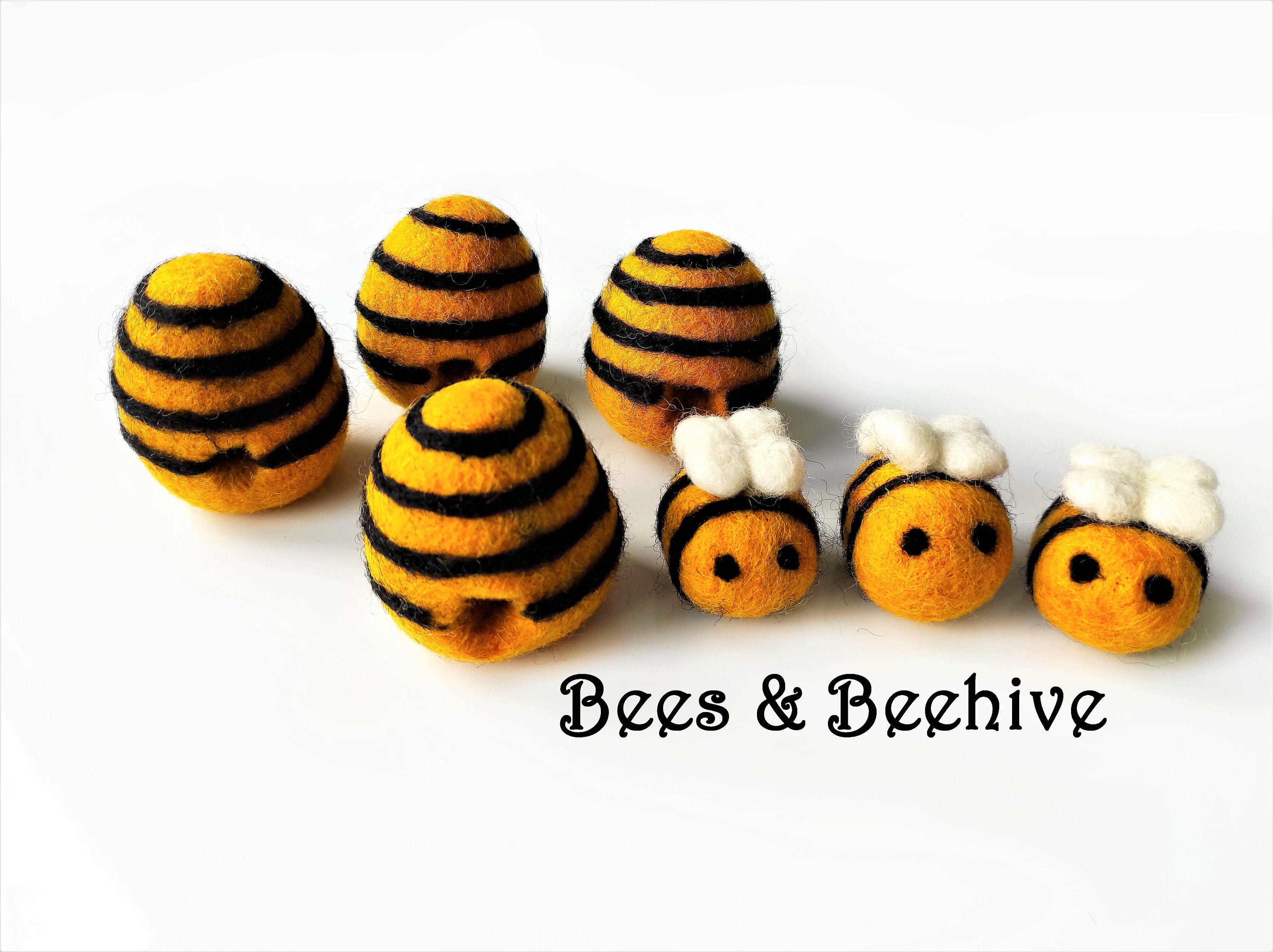 Bee Beehives Felt Beehive Felt Bees Wholesale Bulk Craft Etsy Canada