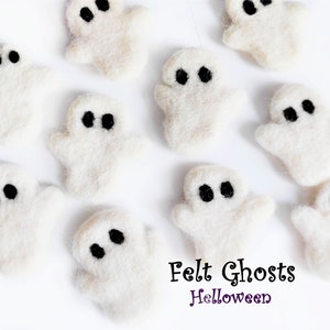 Felt Ghosts Felt Helloween Wholesale Bulk Craft Decoration Wool Ghosts