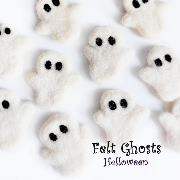 Felt Ghosts Felt Helloween Wholesale Bulk Craft Decoration Wool Ghosts