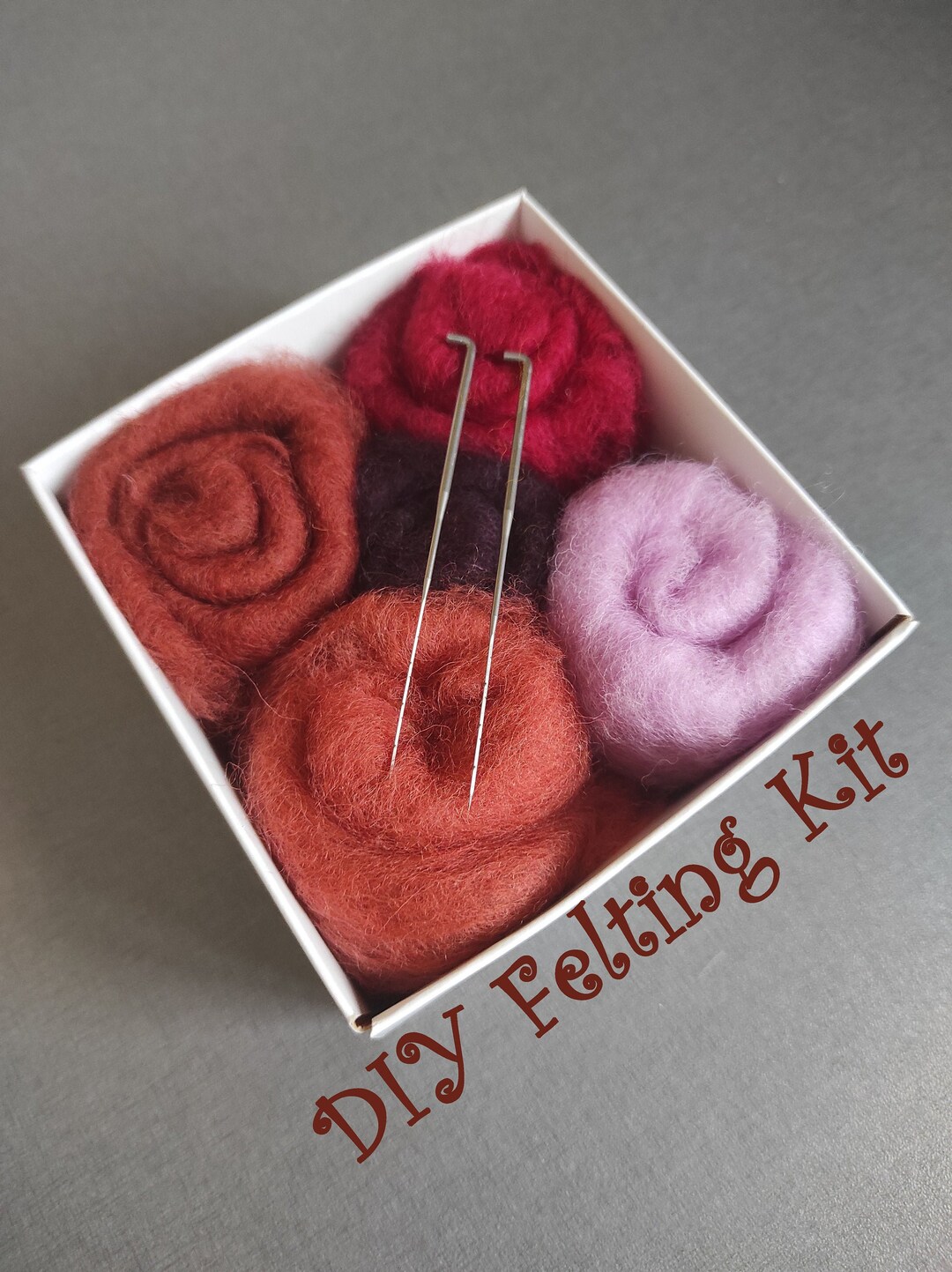 Needle Felting Starter Kit DIY Felting Kit Natural Colors Etsy