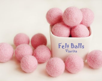Wool Felt Ball. 20mm Felt Balls. Wool. Pom Pom. Gumball. Wholesale. Bulk. Craft. Decoration. Beads 2cm 20mm (0.79 inch)