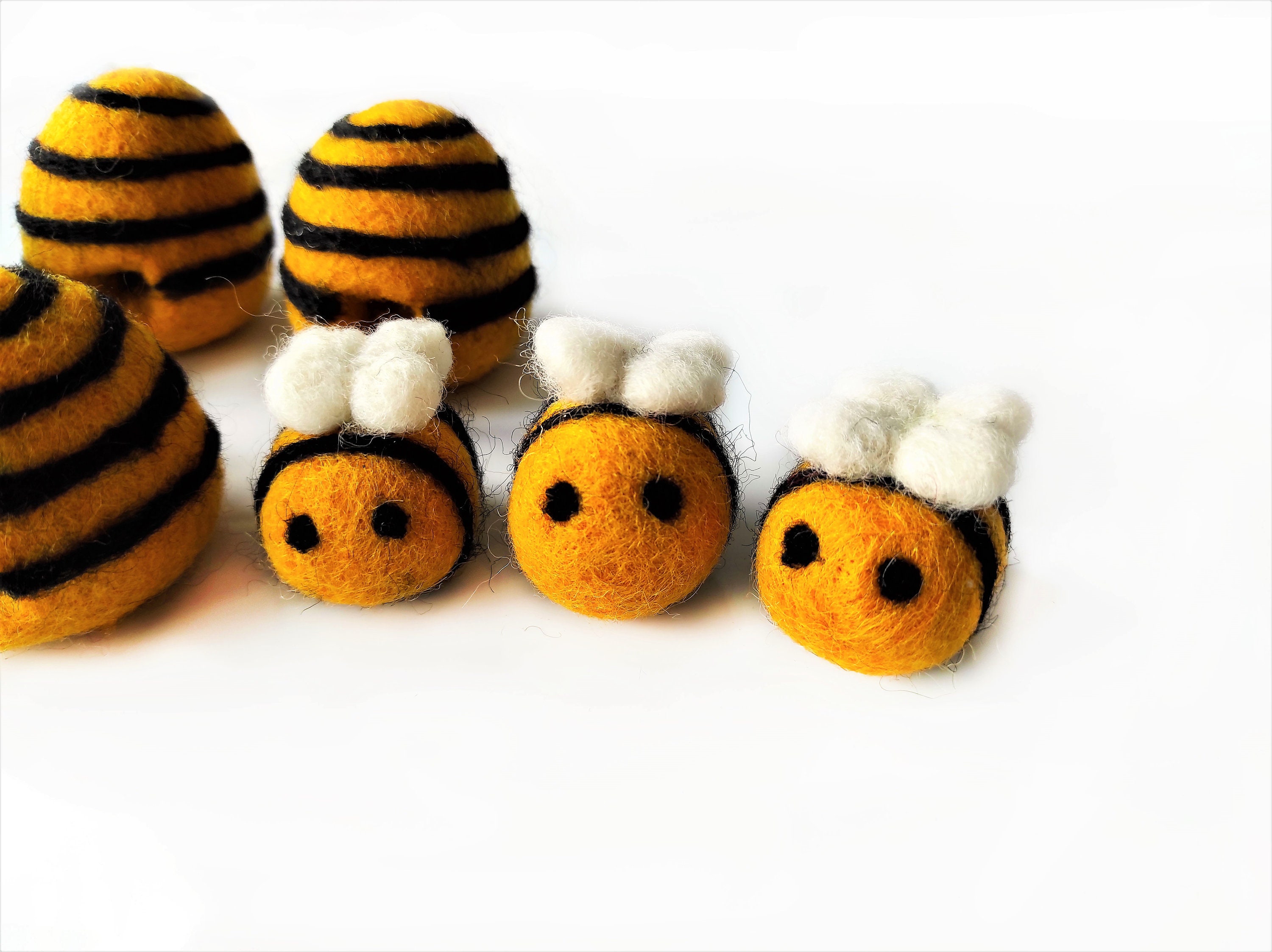 Bee Beehives Felt Beehive Felt Bees Wholesale Bulk Craft Etsy