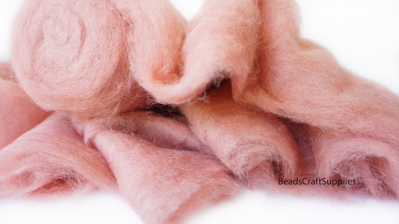 4020 Wool For Nuno Felting Craft Project Needlecraft Fiber Art Supply Bright Color Assortment 100/% Natural Roving Extra Fine Felting Wool